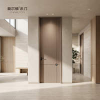 Portes d'entrée personnalisées Charlton pour la maison, avec bandes d'étanchéité acoustiques en bois, conception de cloison silencieuse pour la rénovation de salons de villas de luxe