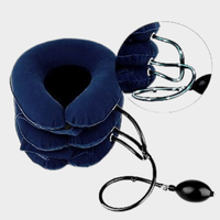 Dispositif de traction cervicale gonflable, étireur cervical en plastique, portable, confortable, soulagement de la douleur chronique au cou, utilisation hospitalière, taille unique