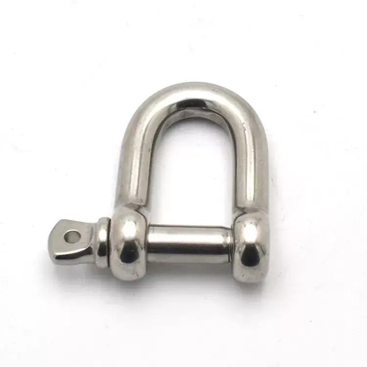 Harga Murah Eropa AS 10 Ton produk baja tahan karat d-shackle tipe D Dee shackle