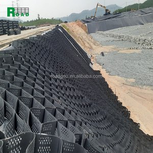 HDPE nhựa <span class=keywords><strong>geocell</strong></span> để bảo vệ mái dốc và Hỗ trợ tải cho tường chắn ngoài trời bao gồm giải pháp thiết kế mô hình 3D - Product Image 2