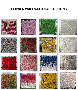 Mur de fleurs artificielles personnalisé en forme de tournesol pour fête d'anniversaire - Product Image 4