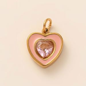Fourneau de gravure de cristaux en acier inoxydable pour pendentifs DIY, style européen-américain, gravure de décembre, électroplaqué sous vide couleur or 18 carats - Product Image 6