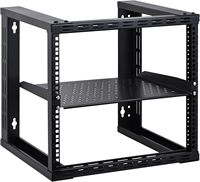 Étagères rack 12 "pour armoires rack réseau 19 pouces Étagère de montage en rack 1U Plateau en porte-à-faux ventilé pour équipement sonore informatique de serveur