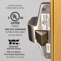 Porte coupe-feu en acier certifiée WH, 20-180 minutes, pour appartement, bureau, bâtiment commercial, intérieur moderne avec quincaillerie anti-panique
