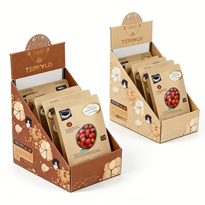 High Quality Rigid Display Boxes with Recycled Materials Glossy <b>Lamination</b> Spot UV Coating for Beauty Supermarkets Retail Stores - Product Image 2