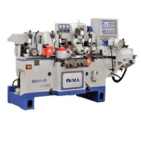 Machine à bois combinée de qualité supérieure, robuste, automatique, pour le rabotage et le profilage des bois, avec fonction de dégauchisseuse quatre faces