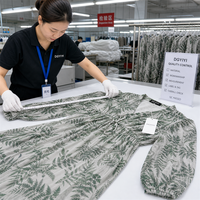 Robe longue sur mesure grande taille pour femme, imprimé vert fougère argenté, en mousseline, col en V, coupe portefeuille, longueur ras du sol, élégante, du NZ 14 au 28