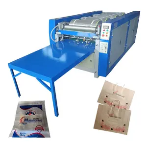 4 cor flexographic saco plástico impressão máquina saco não tecido papel saco impressão máquina