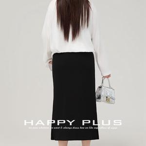 ชุดเซ็ตผู้หญิงไซส์ใหญ่ Runqi เสื้อยืดสีขาวพิมพ์ลาย เสื้อสายเดี่ยวสีดำ เสื้อคลุม กระโปรงถัก ชุดลำลอง สีพื้น สายเดี่ยว - Product Image 2