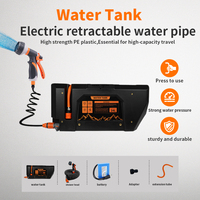 Réservoir d'eau portable WOOGOK 24L en PE pour camping-car, réservoir de douche pressurisé pour camping en plein air, camping-car, véhicule tout-terrain