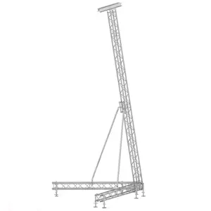Sistema de armazón de escenario ESI, elevador de torre de altavoz de armazón de matriz de línea de aluminio de 300mm