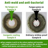 Revêtement inorganique ignifuge et antimicrobien, série de revêtements inorganiques pour les murs intérieurs et extérieurs de divers bâtiments