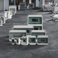 Boîtier de distribution d'énergie combiné avec disjoncteur principal MCB Mingguan HT-8way IP67 étanche 400V 30A/16A, 6 prises pour