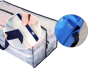 Sac de voyage à fermeture éclair <span class=keywords><strong>Fenzi</strong></span> grande capacité, robuste, écologique, à trois couches, pour vêtements et déménagement (PP) - Product Image 6