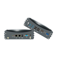PC industriel Windows 11, Intel Core I3 10110U, mini PC sans ventilateur, DDR4, 2 LAN, 2 RS232, ordinateur embarqué robuste, serveur de données IoT Edge