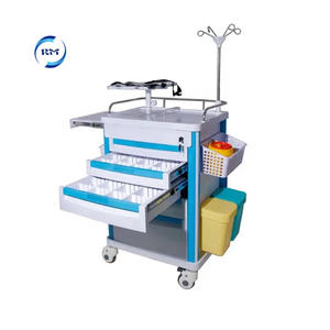 Rayman EHBO Medische Trolley Kar Met Universele Wielen Rem Noodwagen Kar Voor Instrumentopslag - Product Image 2