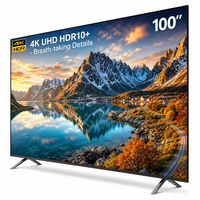 Téléviseurs en gros HD UHD FHD 32 50 55 65 75 85 100 LED QLED 4K Ultra HD Smart TV Internet avec Android OS pour la maison et le commerce