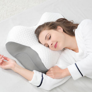 Expédition rapide <span class=keywords><strong>Super</strong></span> confortable oreiller en mousse à mémoire de forme Double face dormir brevet Unique conçu 61X40X14cm grand oreiller de lit - Product Image 1