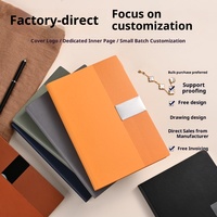 Carnet promotionnel A5 à couverture rigide en cuir, reliure spirale, personnalisable avec logos, 100 feuilles. Cadeau élégant et de haute qualité pour le bureau