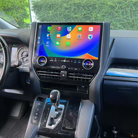 Reproductor de DVD para Auto de 16.8 Pulgadas, Radio Android con Pantalla Táctil, Navegación GPS, Carplay para Toyota Alphard 30 2015-2023