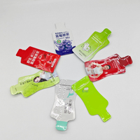 Fabrieksaanpasbare voedselveilige stand-up pouch van PET/AL/PE materiaal, vochtbestendig, met zuigmond voor verpakking van fruitpulp