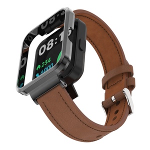 Correas de Reloj de Cuero para Hombre y Mujer, Correas de Cuero de Becerro para <span class=keywords><strong>Xiaomi</strong></span> Mi Redmi <span class=keywords><strong>Watch</strong></span> 2 <span class=keywords><strong>Lite</strong></span> - Product Image 4