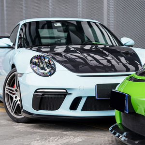 Kit carrosserie de pare-chocs avant style GT3 avec grille DRL compatible avec <span class=keywords><strong>Porsche</strong></span> 997 991, pièces de modification aérodynamique extérieures pour voiture - Product Image 5