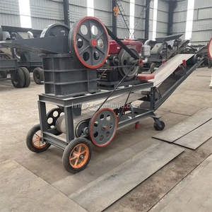 เครื่องบดขากรรไกรด้วยสายพานดีเซลและไฟฟ้า400*250 200*300 250 * - Product Image 4