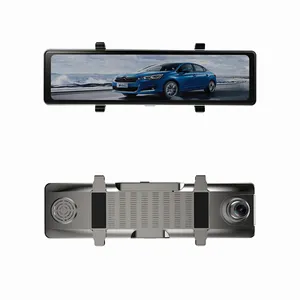 दाहिने हाथ ड्राइव 4K वाईफ़ाई आवाज नियंत्रण 11.26 12 इंच टच स्क्रीन स्ट्रीम मीडिया कार के डेश कैम सामने और रियर Dashcam कार ब्लैकबॉक्स