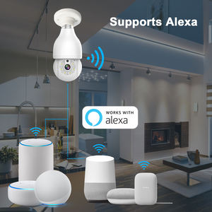 Haute qualité L01 Smart WiFi E27 3MP 360 ° panoramique sans fil PTZ CCTV caméra ampoule caméra pour la sécurité à domicile - Product Image 5