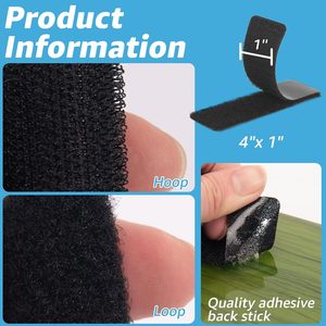 แถบตีนตุ๊กแกพร้อมกาวในตัว เทปยึดติดแน่นสำหรับงานหนัก - Product Image 4