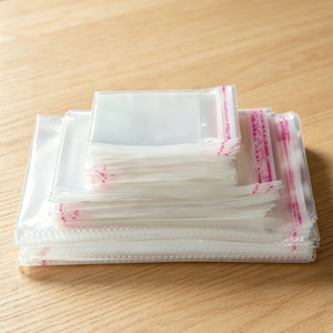 Spot wholesale opp transparent adhesive self-adhesive <b>bag</b> clothing <b>packaging</b> adhesive <b>bag</b> self-sealing <b>plastic</b> <b>bag</b> - Product Image 3