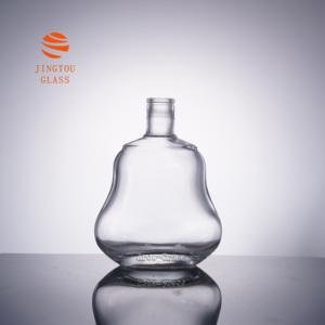 Bouteille en verre unique en forme de <span class=keywords><strong>poire</strong></span> de 700 ml, adaptée au brandy, à la <span class=keywords><strong>vodka</strong></span> et au whisky, pour les spiritueux haut de gamme - Product Image 2