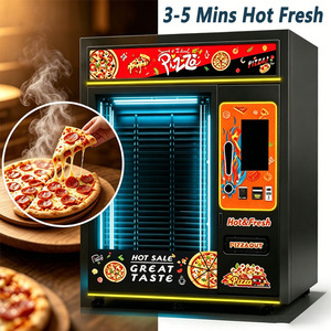 Distributeur automatique de pizzas chaudes prêtes à manger SDK avec écran tactile 22 pouces et options de paiement multiples pour centres commerciaux/parcs d'attractions - Product Image 2