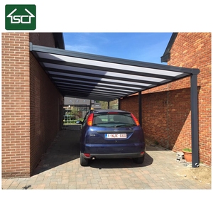 Toiture en polycarbonate pour terrasse en aluminium, abris de voiture en métal, aluminium attaché à la maison - Product Image 1