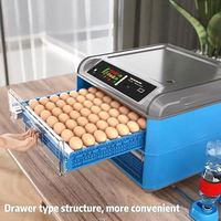Incubateur d'œufs entièrement automatique à taux d'éclosion supérieur, capacité de 500 œufs, type à rouleaux, petit incubateur d'œufs automatique