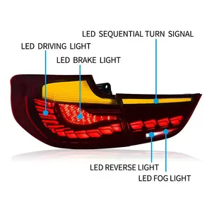 Conjunto de Luces Traseras LED para <span class=keywords><strong>BMW</strong></span> Serie 3 <span class=keywords><strong>GT</strong></span> F34 318 <span class=keywords><strong>320</strong></span> 325 328 330 M4, Conjunto de Luces Traseras LED Modificadas - Product Image 6
