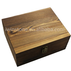 IWINSTONE calidad Premium giro vasos de whisky de 2 en hecho a mano caja de madera - Product Image 2
