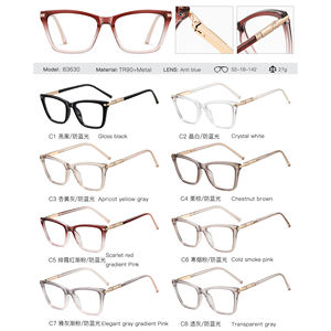 MS 83630 2025 Nuevas Monturas de Gafas para Mujer TR90+Metal, Gafas Ópticas con Bloqueo de Luz Azul, Gafas Graduadas Personalizadas - Product Image 6