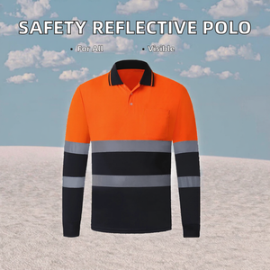 Vêtements de travail de sécurité à haute visibilité certifiés EN CE, personnalisés, unisexes, à manches longues, respirants, réfléchissants, résistants à l'abrasion - Product Image 2