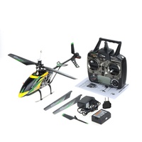 Wltoys v912 sistema de rádio 2.4ghz, original, 4ch, lâmina única, modo de helicóptero rc, 2 transmissores de configuração, vs wltoys v911