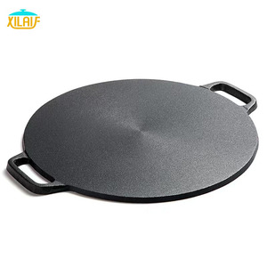 Giá tốt nhất không dính lớp phủ Hàn Quốc nướng PAN hai mặt gang Chảo bánh pizza - Product Image 3