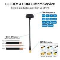 Antenne FPV omnidirectionnelle 5.8G à gain élevé, en ABS durable, pour quadricoptère de course, transmission vidéo 5700-5950MHz