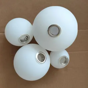 Kính Đèn bóng râm nhà sản xuất tùy chỉnh handmade Globe Opal Glass bóng đèn chùm thủy tinh đèn ánh sáng bóng râm wtih G9