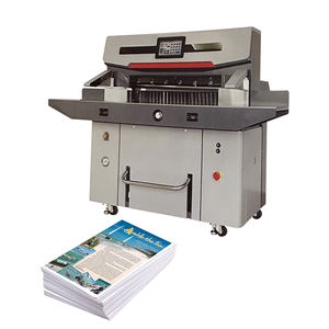 Máy cắt giấy thủy lực tự động công nghiệp 920mm, máy cắt giấy guillotine thương mại - Product Image 1