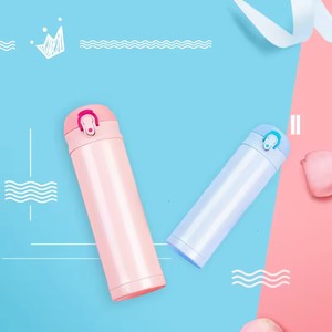 Chai cách nhiệt bán chạy nhất 500ml có nắp đậy một tay mở trên đường 304 chai nước bằng thép không gỉ - Product Image 6