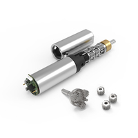 Micro moteur à courant continu 3V 6V avec boîte de vitesses planétaire en plastique de 6mm à faible courant, pour levage d'ordinateur portable et caméra