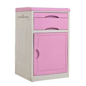 Hot Sale Movable High Quality ABS Plastic Bedside Cabinet Table Locker for Hospital Ward - Product Image 1