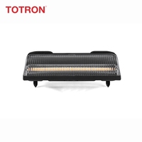Lampe de travail LED ultra-plate haute luminosité avec clignotant d'avertissement ambre pour pick-up, SUV, VTT et remorques