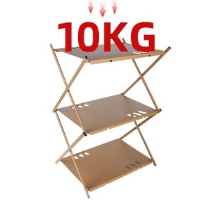 Organizador de Almacenamiento Colgante Triangular para <span class=keywords><strong>Camping</strong></span>, Mesa Exterior Multiusos, Tendedero de <span class=keywords><strong>Ropa</strong></span>, <span class=keywords><strong>Mueble</strong></span> de Estantería Triangular Estable - Product Image 2